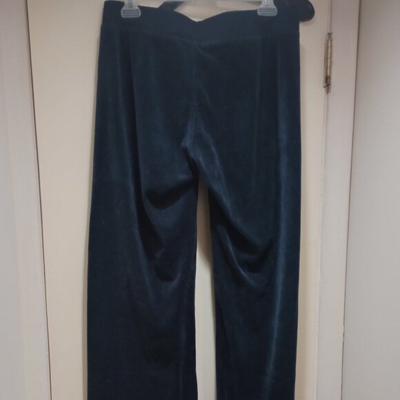 Juicy Couture Vintage Tracksuit Navy blue velour 2 pc set L Lightly used! - Picture 9 of 15